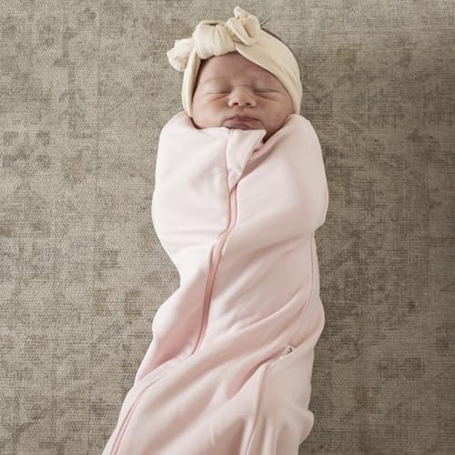 Image of Tiny Twinkle Baby Sleep Sack 3-6 Months 1.0 TOG, Cotton & Elastane Wearable Blanket, Swaddle Transition Micro-Fleece, Machine Washable(Pink)