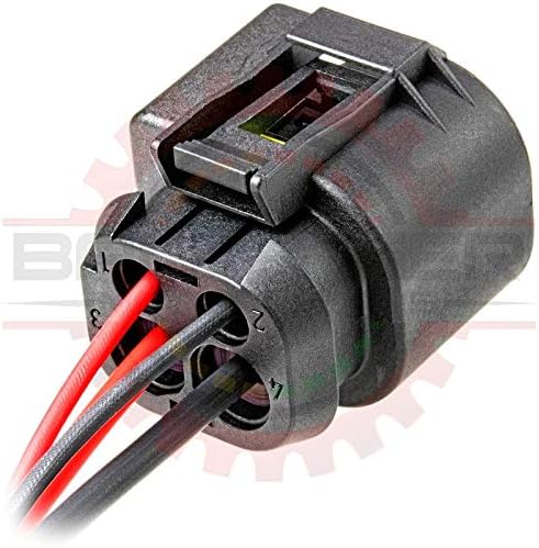 Miniatura 3 de Ballenger Motorsports - Conector de 4 vías compatible con bomba de agua eléctrica Pierburg CWA400