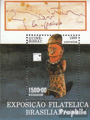 Prophila Collection Guinée-Bissau Bloc 280 (complète.Edition.) oblitéré 1989 brasiliana : Objets d'art (Timbres pour Les collectionneurs) Sculptures Prophila Collection Guinée-Bissau Bloc 280 (complète.Edition.) oblitéré 1989 brasiliana : Objets d'art (Timbres pour Les collectionneurs) Sculptures