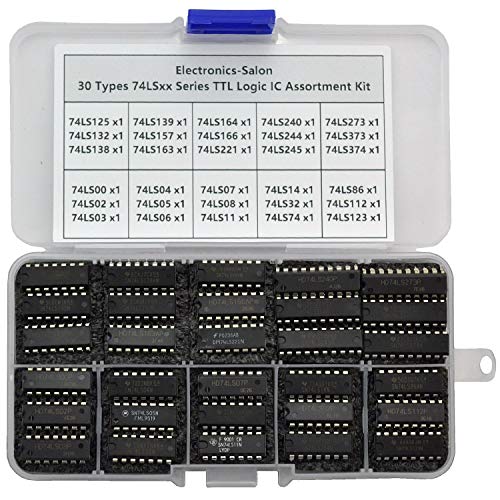 WOWOONE 30 Types 74HCxx Series Logic IC Assortment Kit, TTL, Low-Power Schottky Logic IC