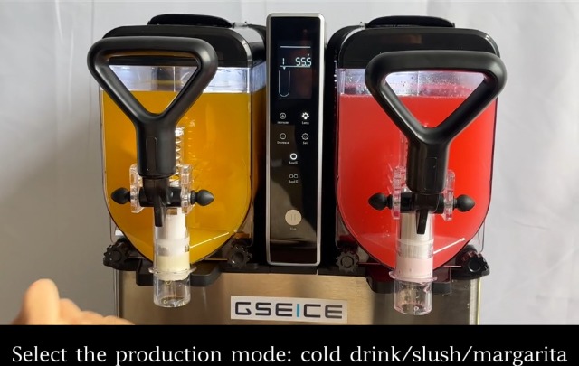 Amazon.com: Slushie Machine, No Ice Needed, 1.05 Gallons x 2 Tank