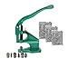 Produktbild FreeTec Handpresse Maschine Ösenpresse Ösenstanze Nietenpresse Druckknopfpresse Handpresse Nieten Ösen, 3 austauschbaren Matrizen((#0#2#4), Kommt mit 1500pcs silbernen Ösen