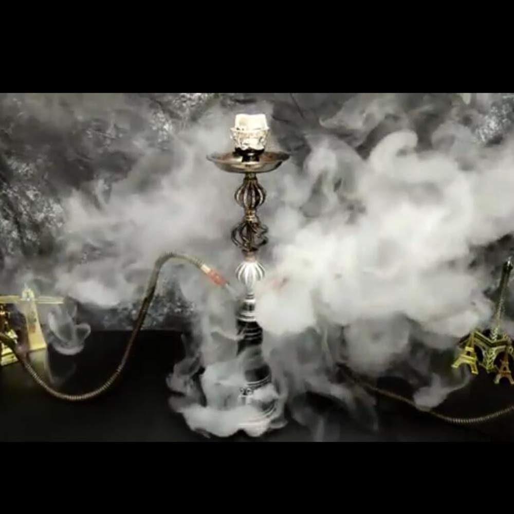 Juego para Fumar Hookah Pipe Shisha con Cuenco Shisha Starter Kit Viene con Clip de Carbón Gratis Y Lámina de Aislamiento Térmico Tubo Individual