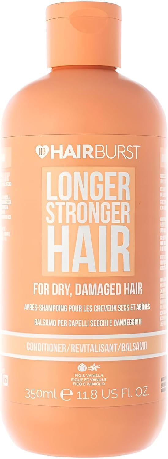 HAIR BURST Hair Conditioner For Dry & Damaged Hair - Moisture Locking, Breakage Reducing, Colour Protecting - Enriched with Vitamin B5, Almond Oil & Fig Extract - Silicone Free UK Made Dry & Damage Hair