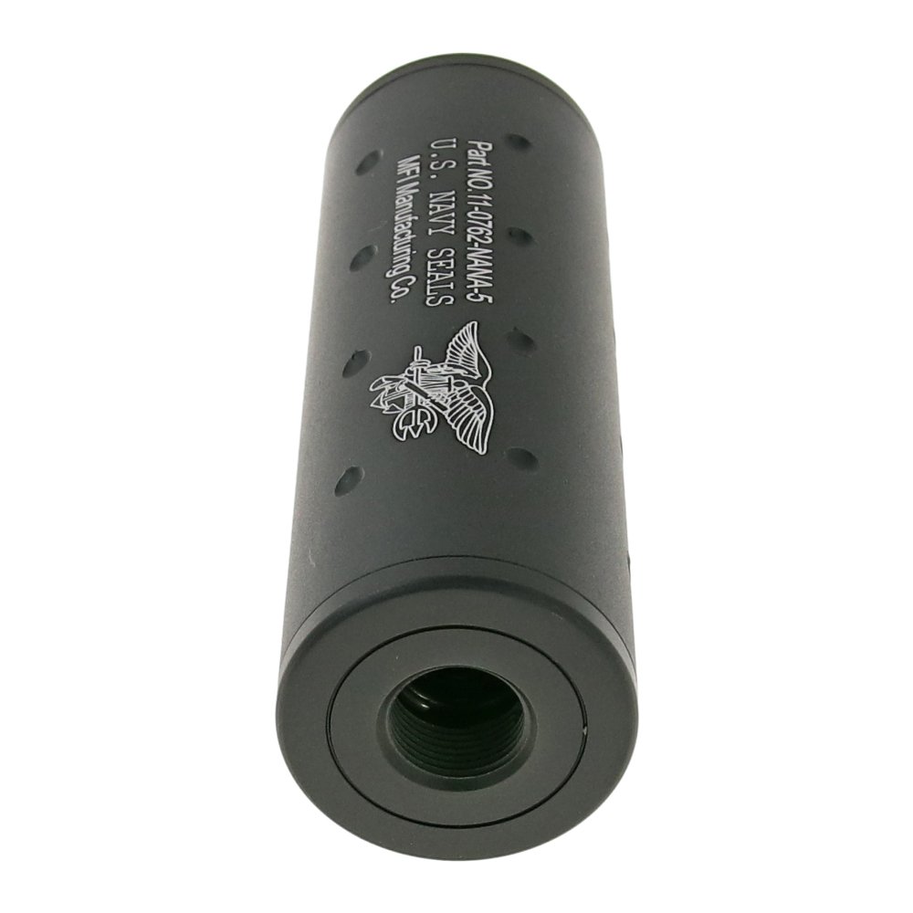 OpTacs FMA Schalldämpfer Navy 107MM BK Silencer 14mm für Softair Pistolen und Airsoft Gewehre