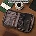 LEATHER VILLAGE Handmade Vintage Leather Bible Cover for Men & Women - Large Protective Bible Case & Organizer for Church, Travel & Study Christian Religious Antique Bookmark - Brown
