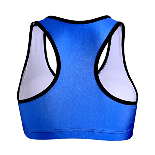 Image of Sister Amy Women's Aerobics Gym Dance Yoga Vest Printed Sports Bra Top Vest