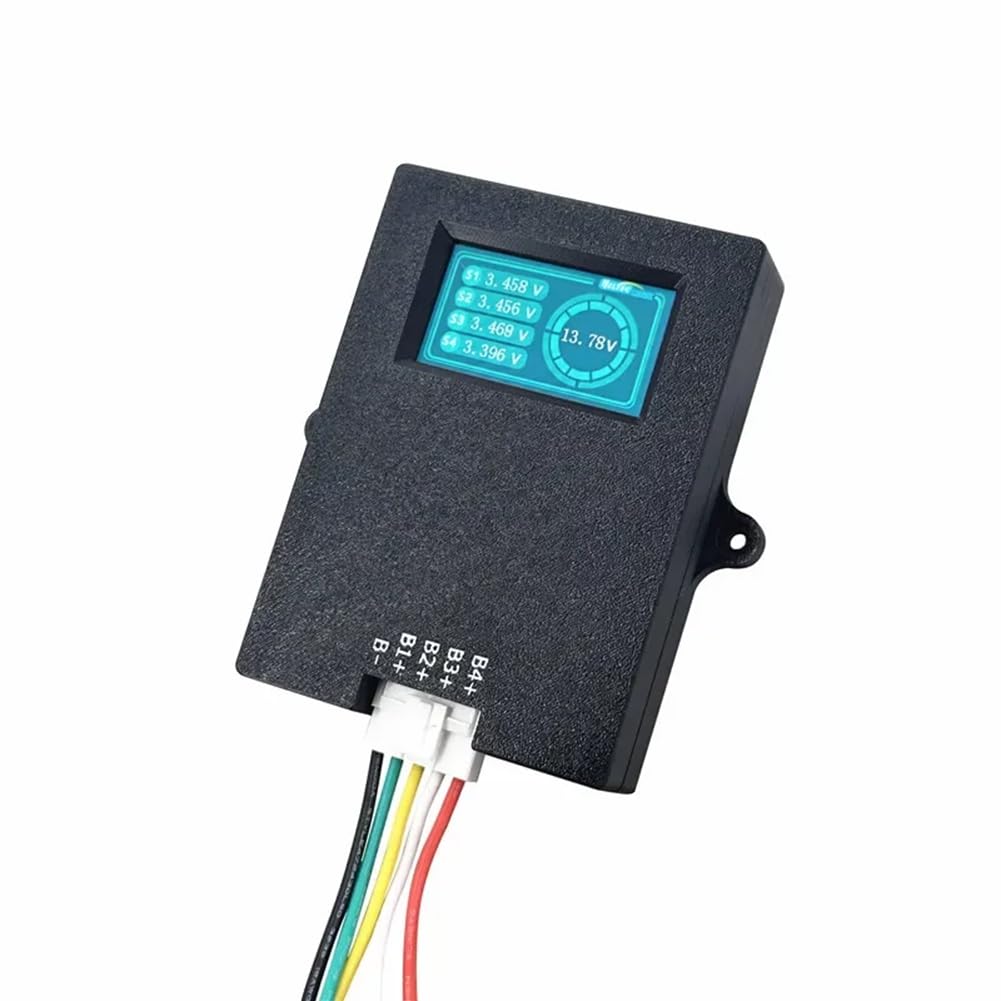 Wielofunkcyjny aktywny balanser 5A Lipo Lifepo4 4S z wyświetlaczem napięcia do systemów akumulatorów litowych 12 V