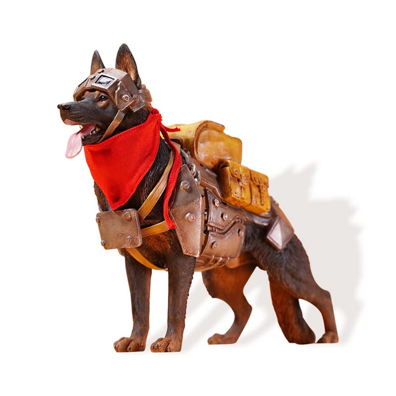 Amazon | JXK 1/6 ジャーマン・シェパード・ドッグ 装甲 犬 21cm