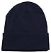 Cuffed Plain Skull Beanie Hat/Cap | Winter Unisex Knit Hat Toboggan For Men & Women | Unique & Timeless Clothing Accessories By Top Level, Navy, One Size