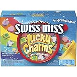 Swiss Miss Chocolate Flavored Hot Cocoa Mix with Lucky Charms Marshmallows, 6 Count Hot Cocoa Mix Packets