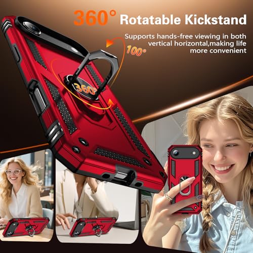 Korecase for iPhone 17 Air Case Blue Military Shockproof Kickstand - image 2