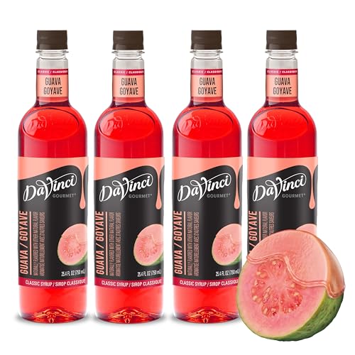 Image of DaVinci Gourmet Classic Guava Syrup, 25.4 Fluid Ounces (Pack of 4)