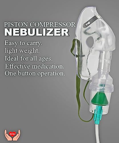 Image of Dr. Care Compressor Nebulizer with adult and child mask for Comprehensive Respiratory Treatment for All Ages