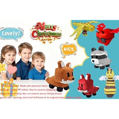 3PCS Grow a Garden Plush,Soft and Cute Collectible Animal Plushies Toys-an Ideal Gift for Any Occasion