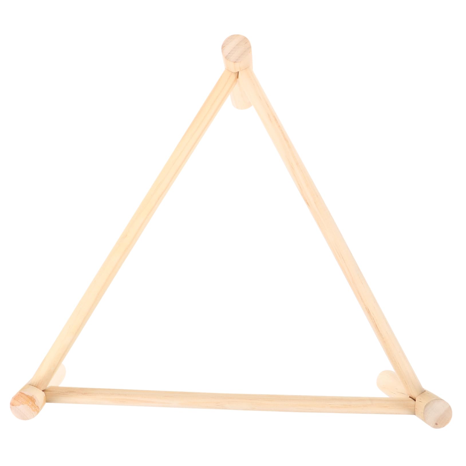 BESTonZON 3 Piezas Soporte Triangular de Madera para Gallinas y Aves Percha Natural para Gallinero Juguete para Accesorio Seguro y Resistente para Ejercicio de Aves
