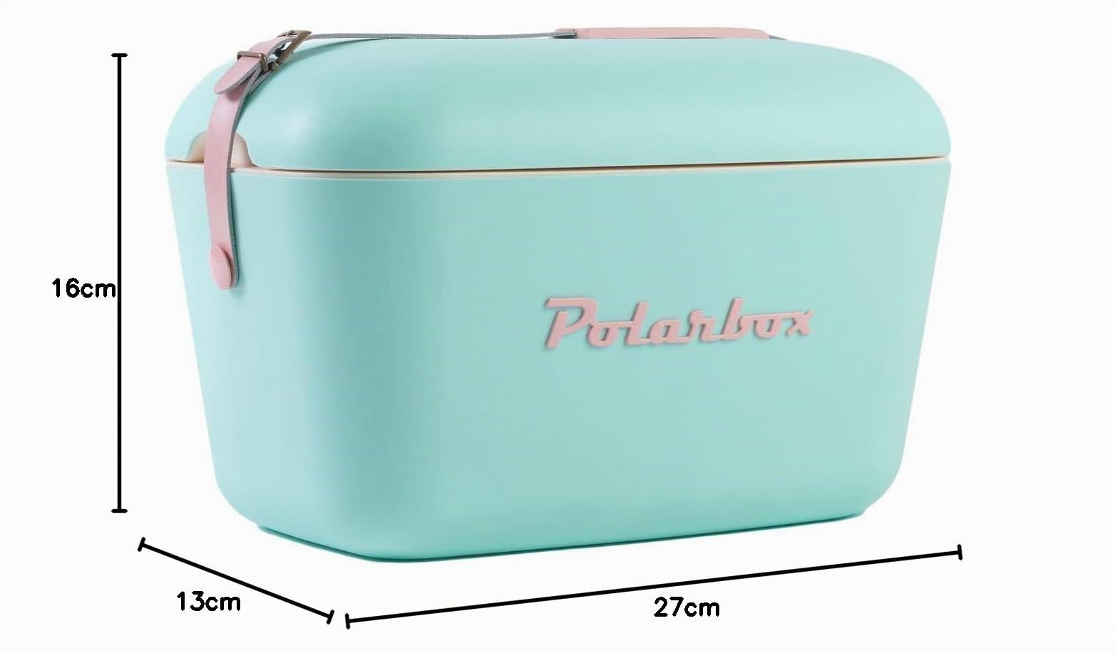 Polarbox Kühlbox - Klein 12L Kühlschrank, Kühlbox, Gefrierbox, Mini Kühltasche für Camping, Picknick & Strand, Auto