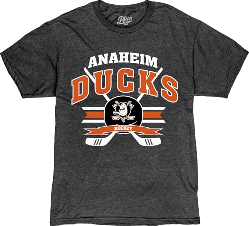 Blue 84 Standard NHL Officially Licensed T-Shirt Heathered Hockey Puck, Team Color