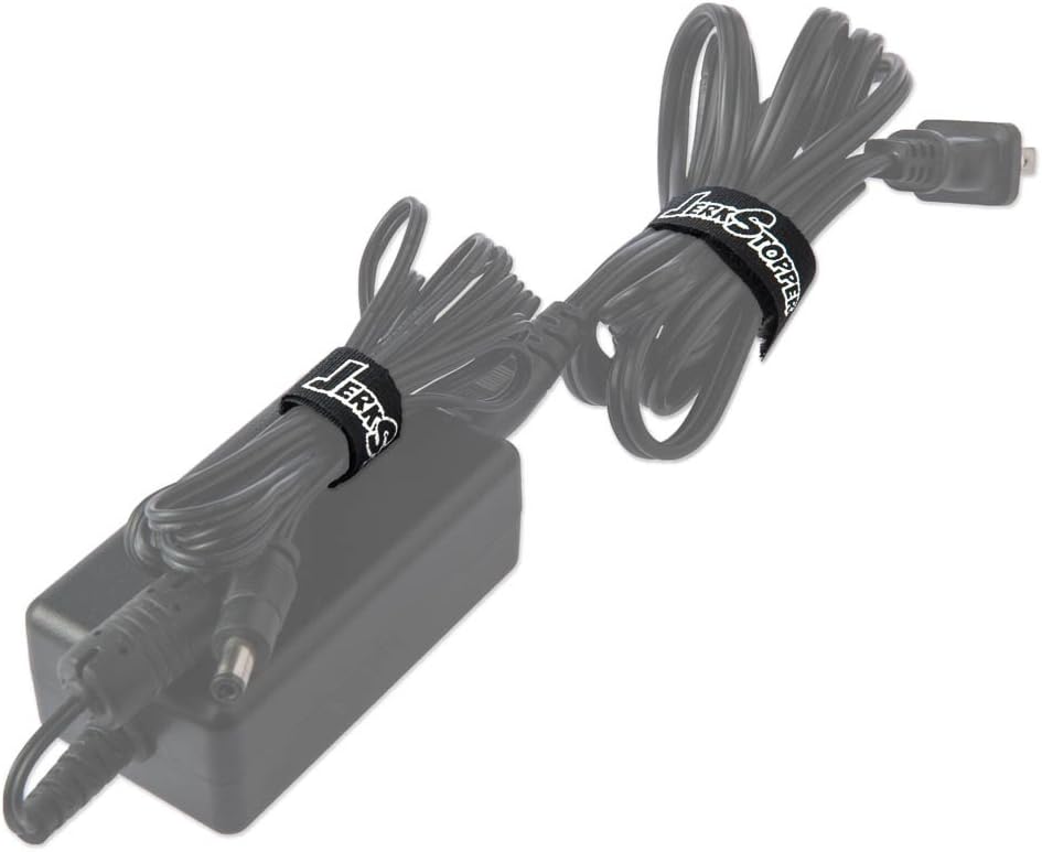 Tether Tools JerkStopper ProTab Small Cable Ties for A/C, USB, HDMI and Music Cables Up to 15' Length, Set of 10