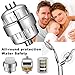 MUNEFE In Line Bathroom Shower Filter, Filtered Shower, Shower Filters for Bin You s, Freshin Water