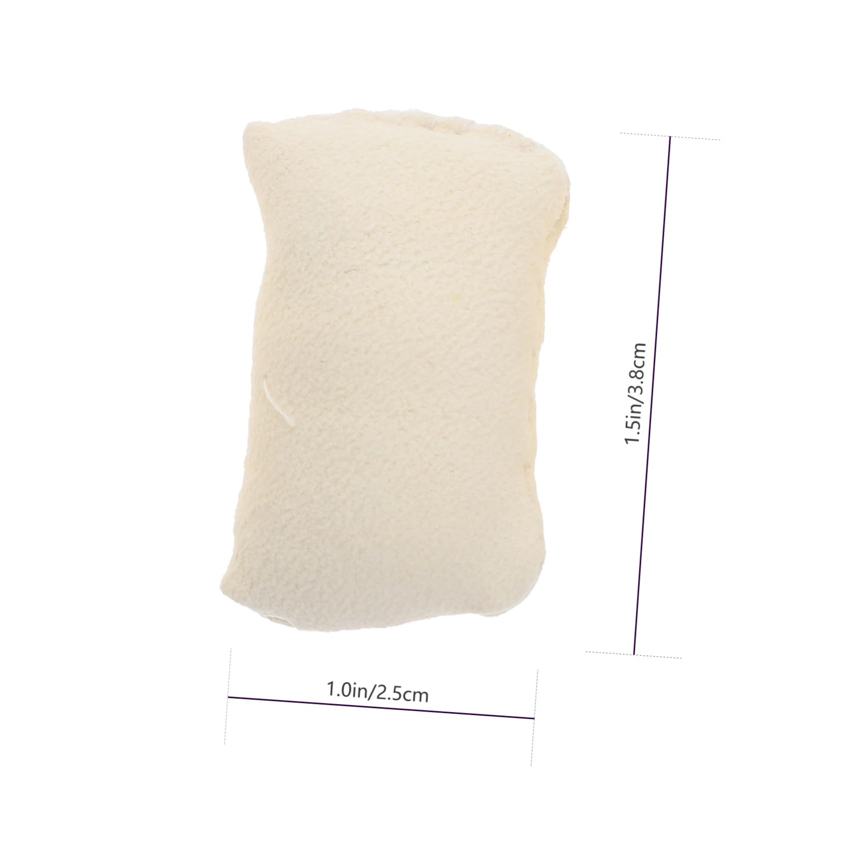 VANZACK 3 Pcs Delicate Erhu Practice Mute Silencers Comfortable Sound Filter Mat for Beginners Erhu Accessories Beige