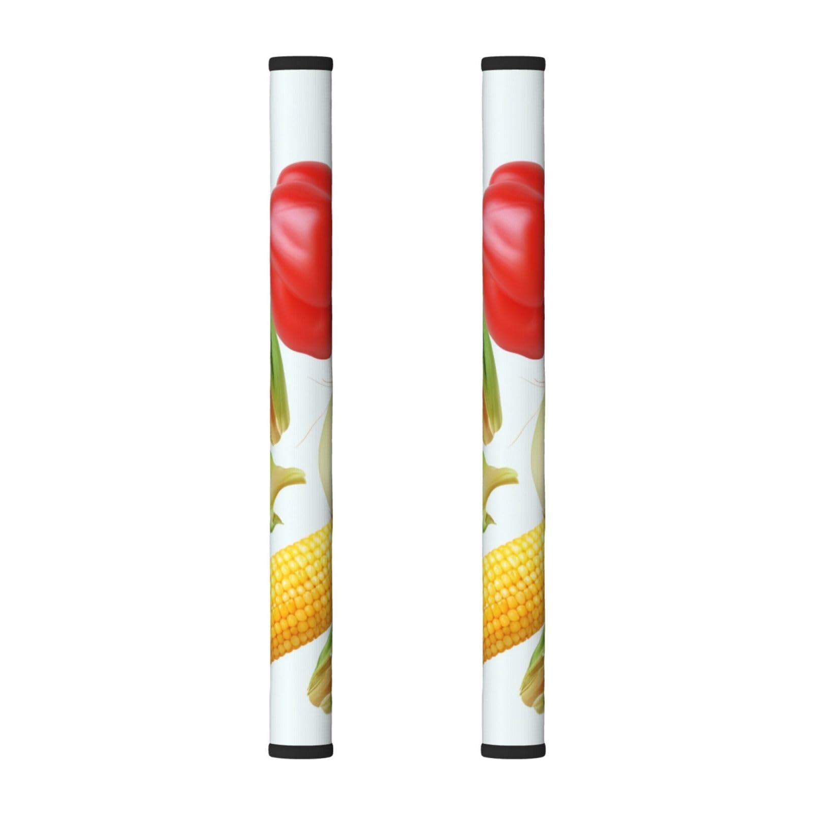 VGFJHNDF Refrigerator Door Handle Covers 2-Pack, Vegetable Corn Printed Protect and Decorate for Fridge Ovens Dishwashers