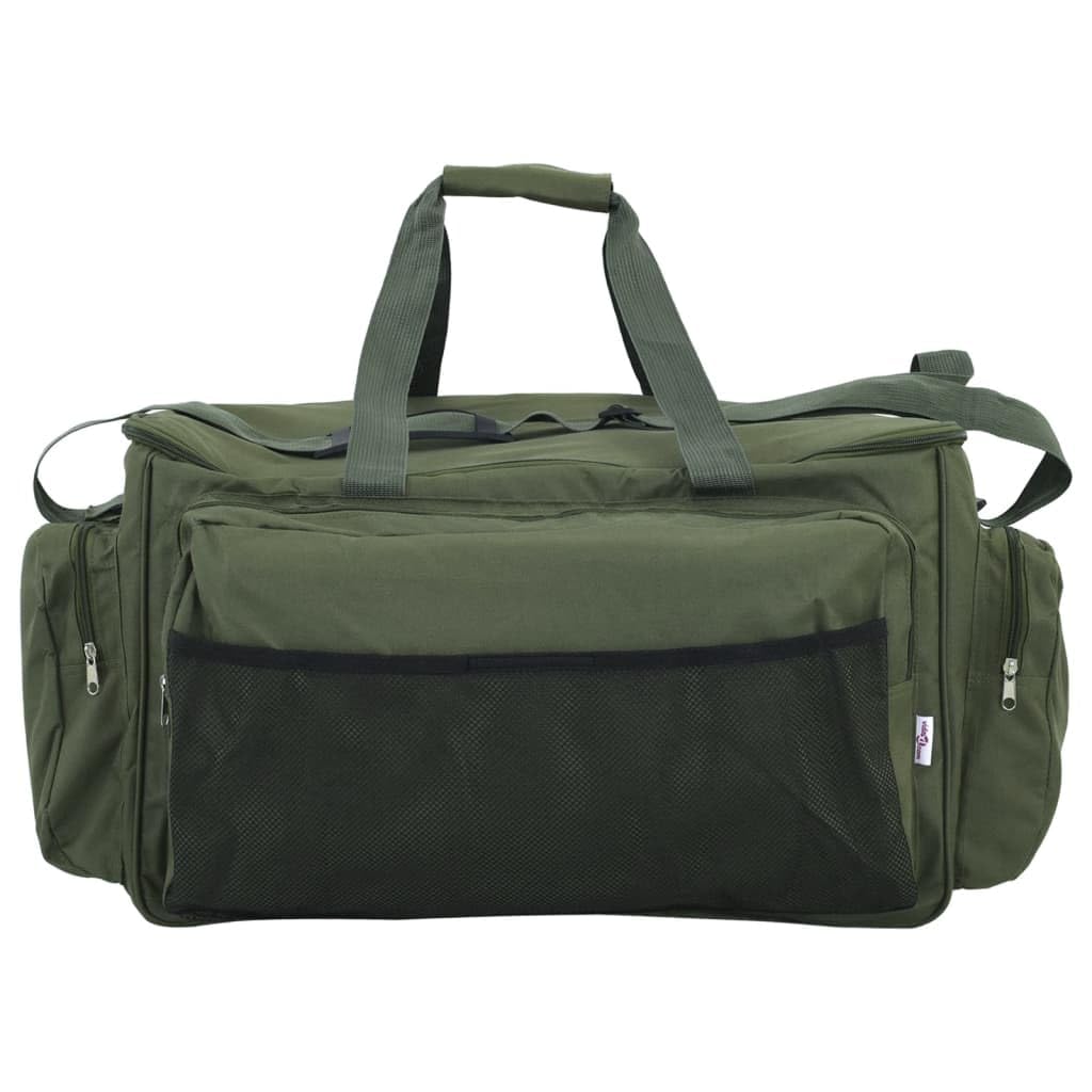 Angeltasche Wasserdicht 57x35x34cm Große Angelkoffer Tasche aus 600D Oxford Gewebe mit Isolierung für Angelausrüstung Zubehör