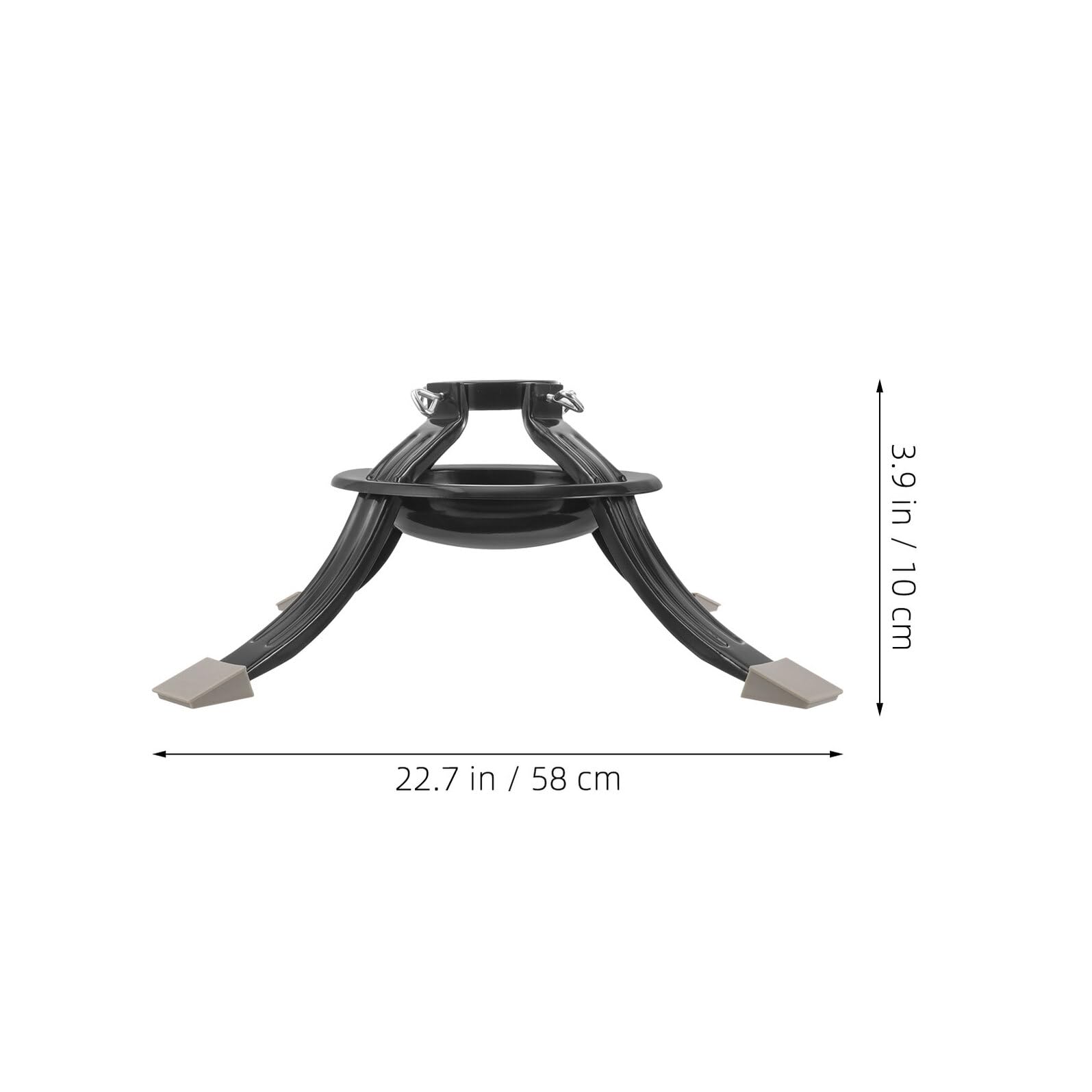 LABRIMP Base del Árbol de Navidad Metálica Circular Ajustable Soporte para Árbol Real de Hierro Forjado Soporte Clásico para Árboles de Navidad