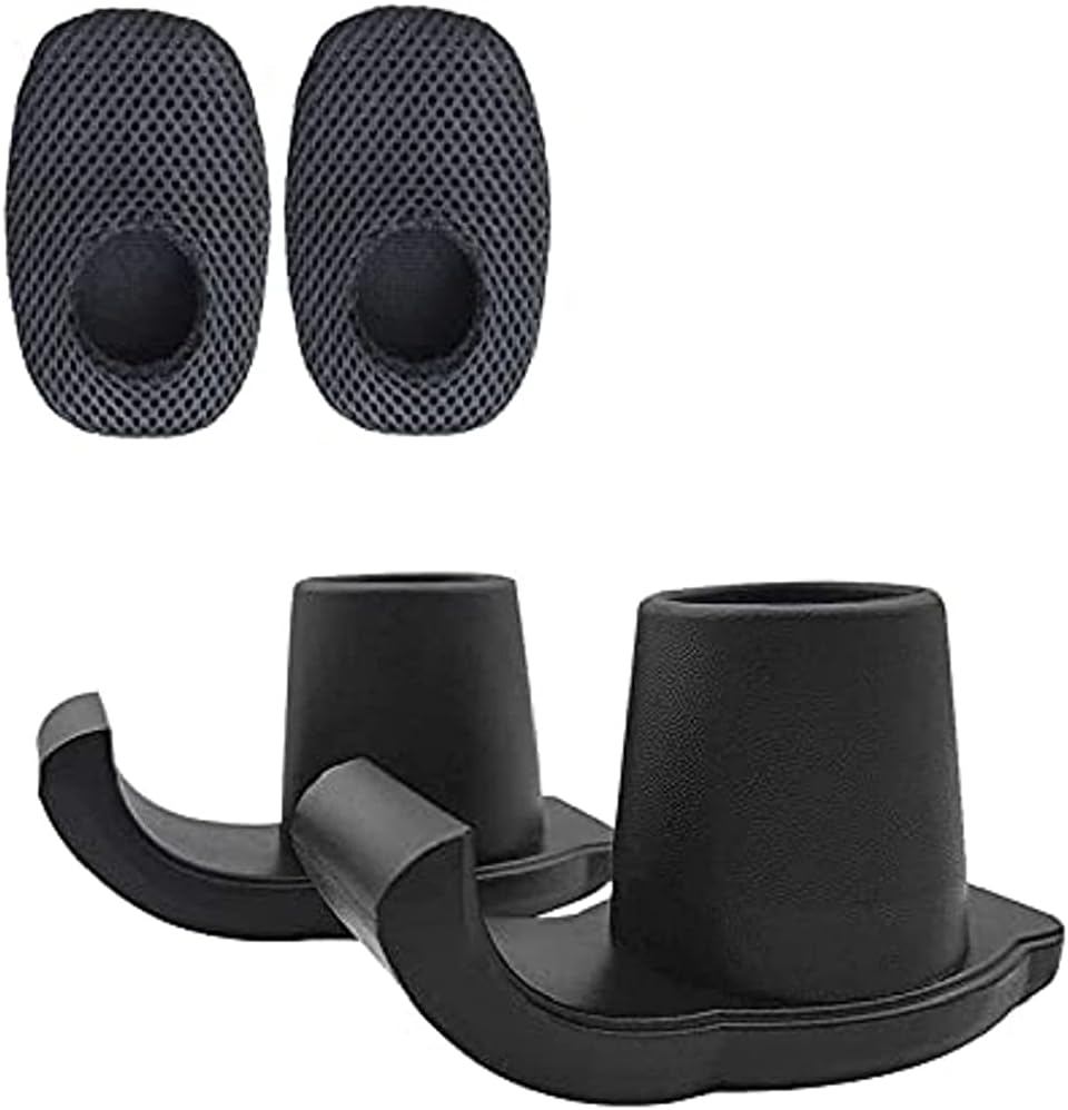 Walker Ski Glides, for1 1/8 Inch Tubes,Pop and Glide Easy Use Walker Skis, Heavy Duty Coaster Skis for Medical Walkers,Black (2) : Health & Household