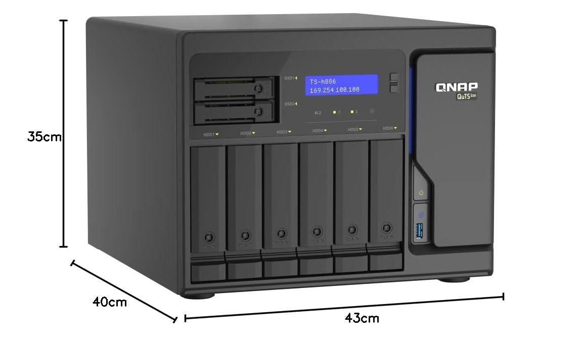 Qnap TS-h886-D1602-8G