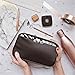 Lily England Luxury Makeup Bag Organizer, Large Make Up Storage Bags, Women’s Black Cosmetic Case for Travel