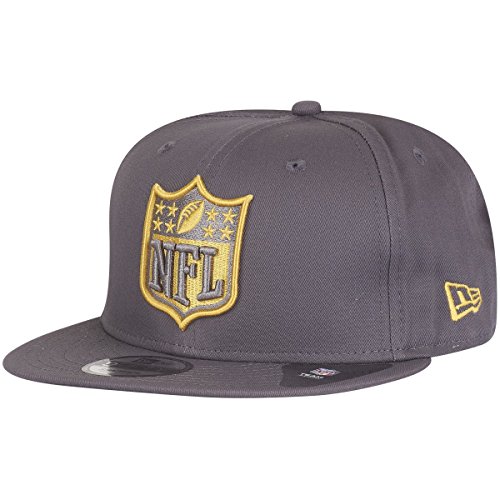 New Era 9Fifty Snapback Cap - NFL Shield Graphit/Gold S/M