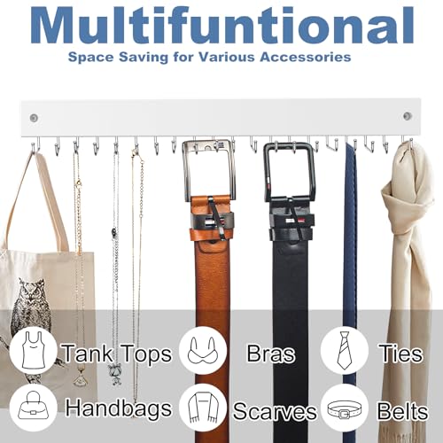 Oteckk Tie Rack Wall Mounted Belt Hanger thumb #5