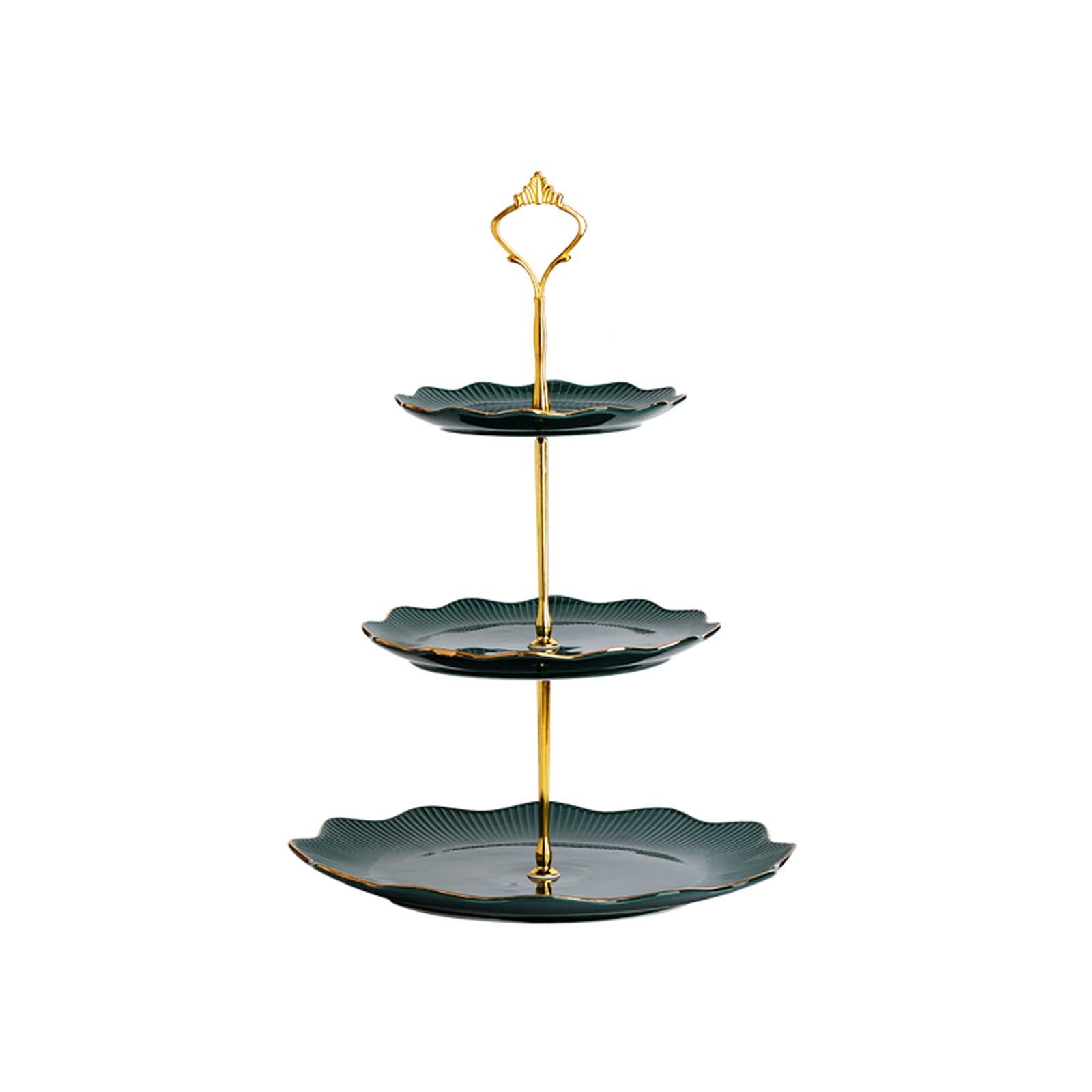 TBDdsd Cake stands, 3 Tier CupEuropean Style Serving Stand for Cake Fruit Tray Cupcake Holder Dessert Candy Display Table