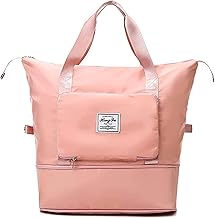 DISHIN Foldable Travel Duffel Bag, Large Capacity Folding Travel Bag, Travel Lightweight Waterproof Carry Luggage Bag (40 x 23 x 45cm