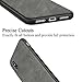 SALAWAT for iPhone Xs Case Slim Shock Proof Phone Cover Lightweight Premium PU Leather TPU Bumper PC Protection for iPhone X 5.8 inch (Gray)