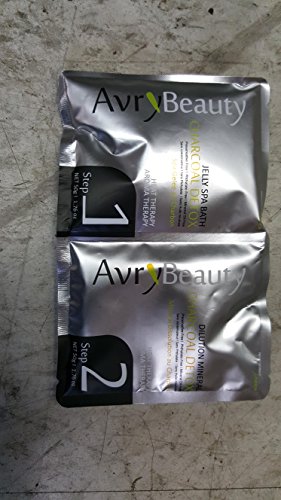 Avry Jelly Spa Pedicure Pedi Foot Bath Set - CHARCOAL DETOX 30 Set