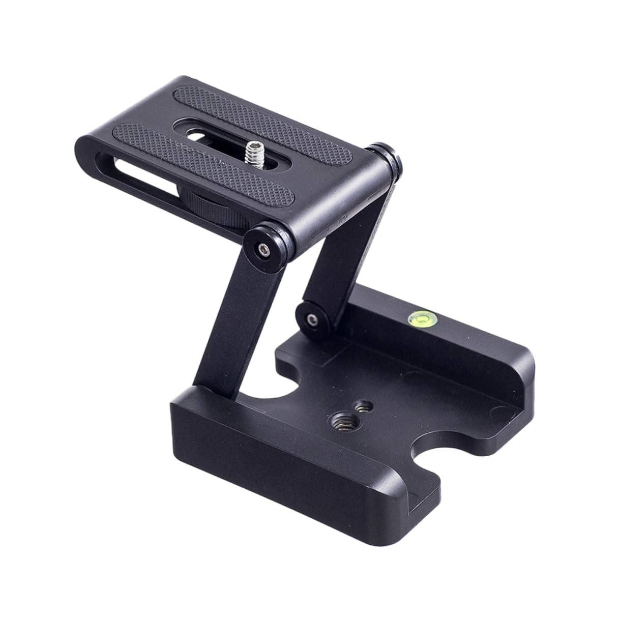 KICHOUSE Camera Platform Plate Tripod Head Camera Bracket Flex Tilt Head Camera Tripod Folding Quick Release Plate Tripod Stand Quick Shoe Qr Plate Bracket Tripod for Camera Black