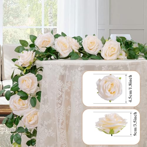 Guirlande de fleurs artificielles suspendre solution décor fleurie sans arrosage