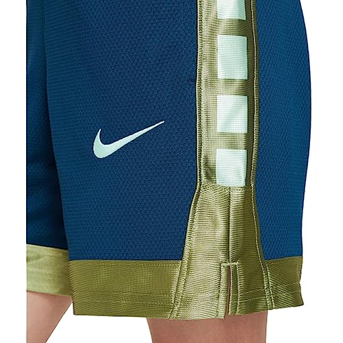 Nike Boy's Dry Shorts Elite Stripe Basketball Shorts (Little Kids/Big Kids) (Valerian Blue/Alligator/Mint Foam, Large)3