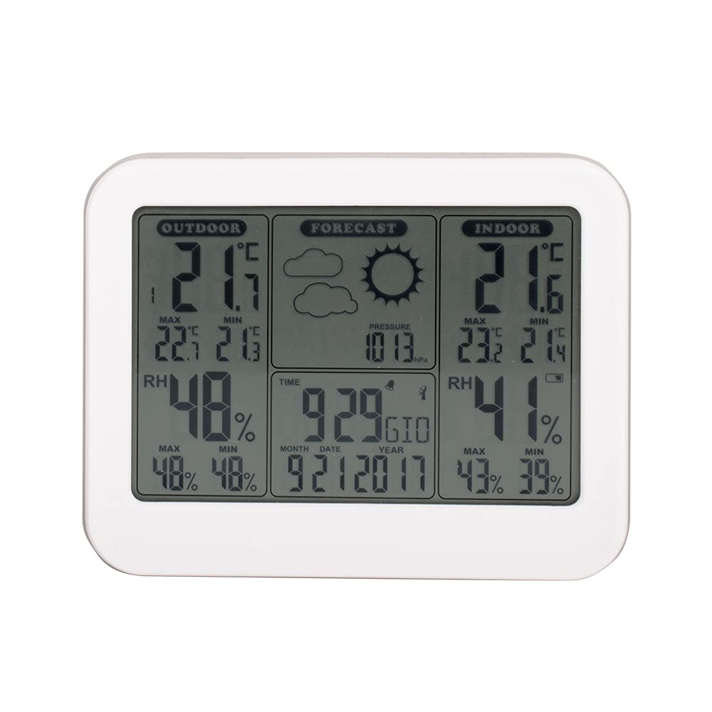 Station météo sans Fil - Météo intérieur extérieur - Instrument météorologique - Station météo avec sonde MeteoStation - HCN0055 SCS Sentinel