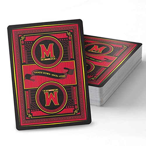 Image of YouTheFan NCAA Officially-Licensed Playing Cards - Original Artwork on All face Cards and Jokers - Team's Official Colors - Quality Linen Texture - Designed in The USA