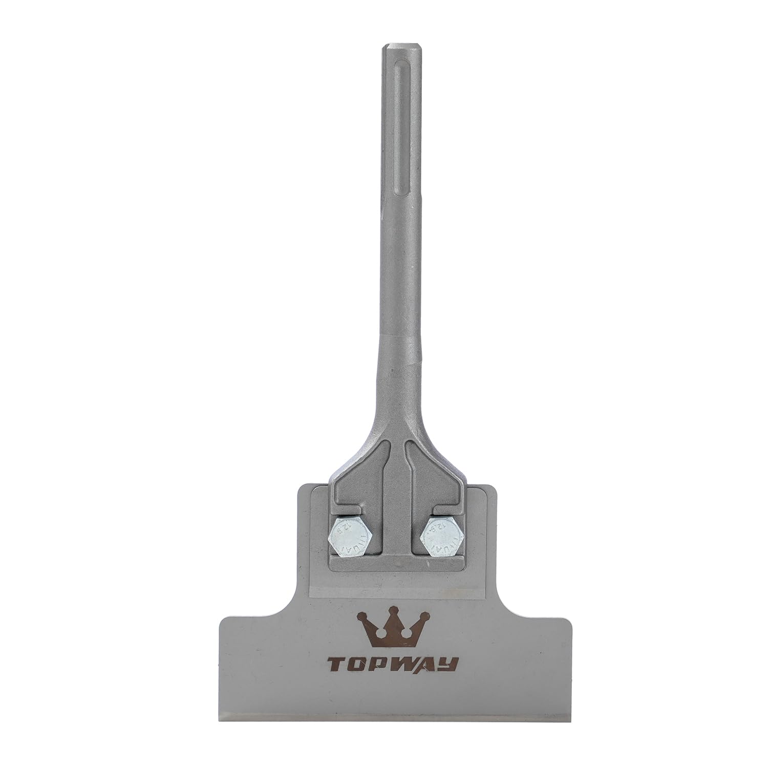 TOPWAY Cincel rascador de suelo SDS Max de 6 pulgadas de alta resistencia de 300 mm × 150 mm para quitar azulejos, adhesivo de suelo, linóleo, hormigón, mortero y superficies de pared 121123