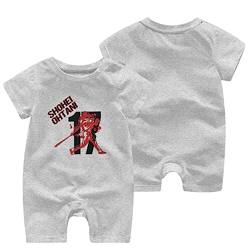 Levikllnhx] Angels 大谷翔平 ロンパース 半袖 ベビー服 綿