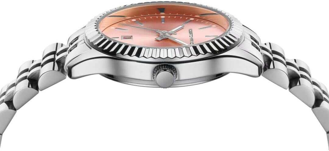 Roberto Marino RM9381 Women’s Watch – Stainless Steel, Japanese Quartz, Pink Dial, 3ATM Water Resistant - Image 2