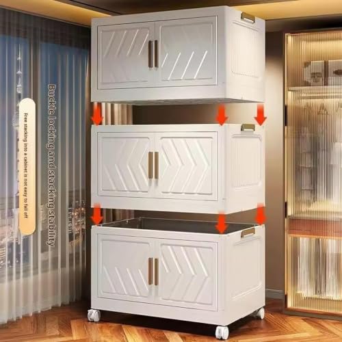 Image of HIWARE Premium Modular Wardrobe for Bedroom, Kids Room and Home | Spacious Clothes Storage Cabinet with Drawers and Shelves | Modern Stylish Design, Heavy Duty, Multiuse Organizer - 5 Piece-Ivory