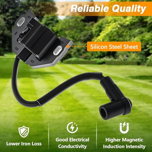 FUSCH 2 Pack Ignition Coil Compatible with Kawasaki FR541V FR600V FR651V FR691V FR730V FS481V FS541V FS600V FS691V FS730V FX481V FX921V Replace#: 21171-0743 21171-0711 21171-0738 21171-7047 21171-7042 - Thumbnail 2