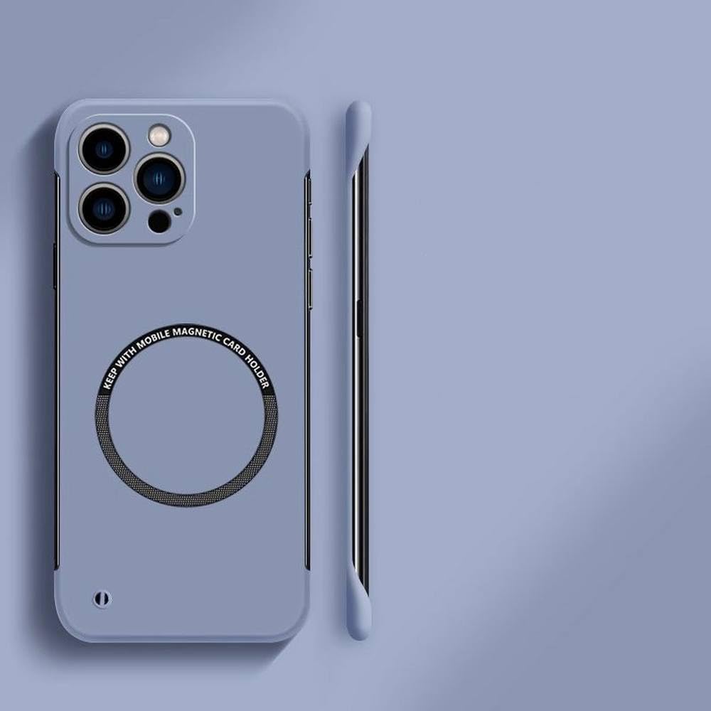 Coque iPhone 12 Mini rigide sans cadre couleur unie gris mat