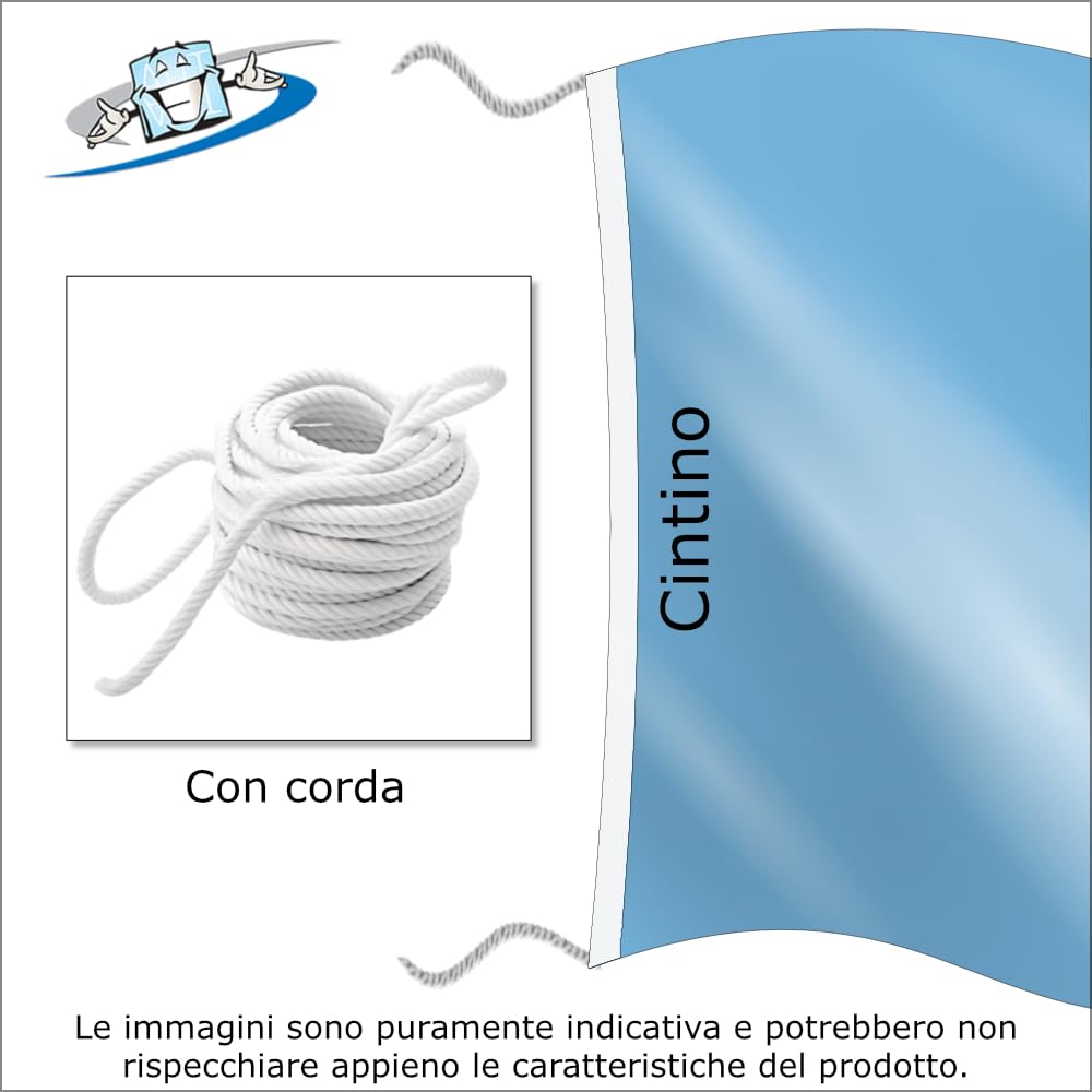 Bandiere rettangolari personalizzate in tessuto nautico pesante155 g/mq o microforato110g/mq orizzontali o verticali in diverse dimensioni - ordine minimo pezzi in base alla dimensione