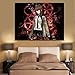 Produktbild haoziggdeshoop Nordic Style Prints Modulare Bilder Japanische Anime Steins Gate Poster Leinwand Malerei Wandkunst für Wohnzimmer Home Decor Frame 40x50cm (canvas-138)